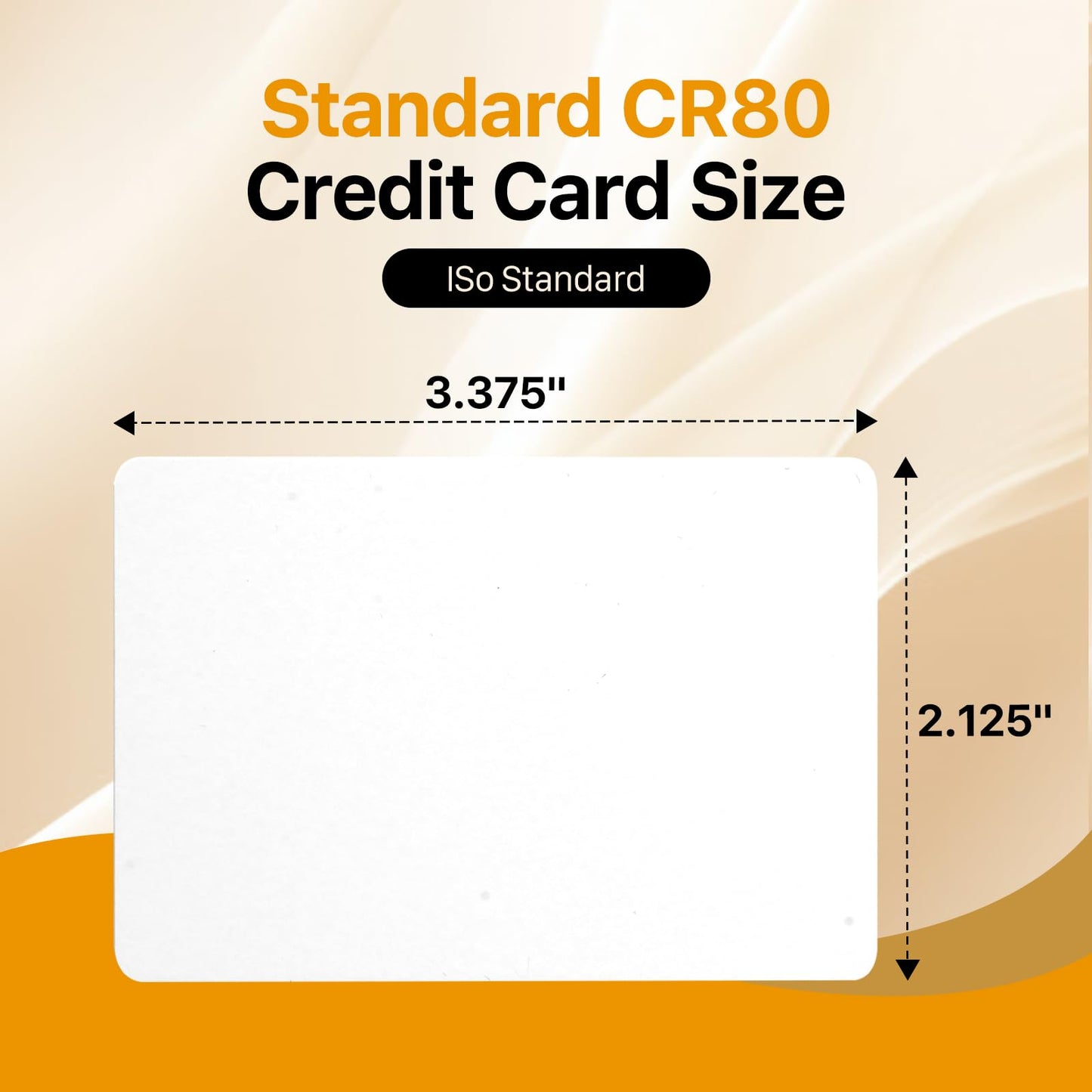 500 Pack - ZSZ Blank PVC Cards Without Scratches, CR80 30 Mil Plastic Cards for Photo ID Badge Printers
