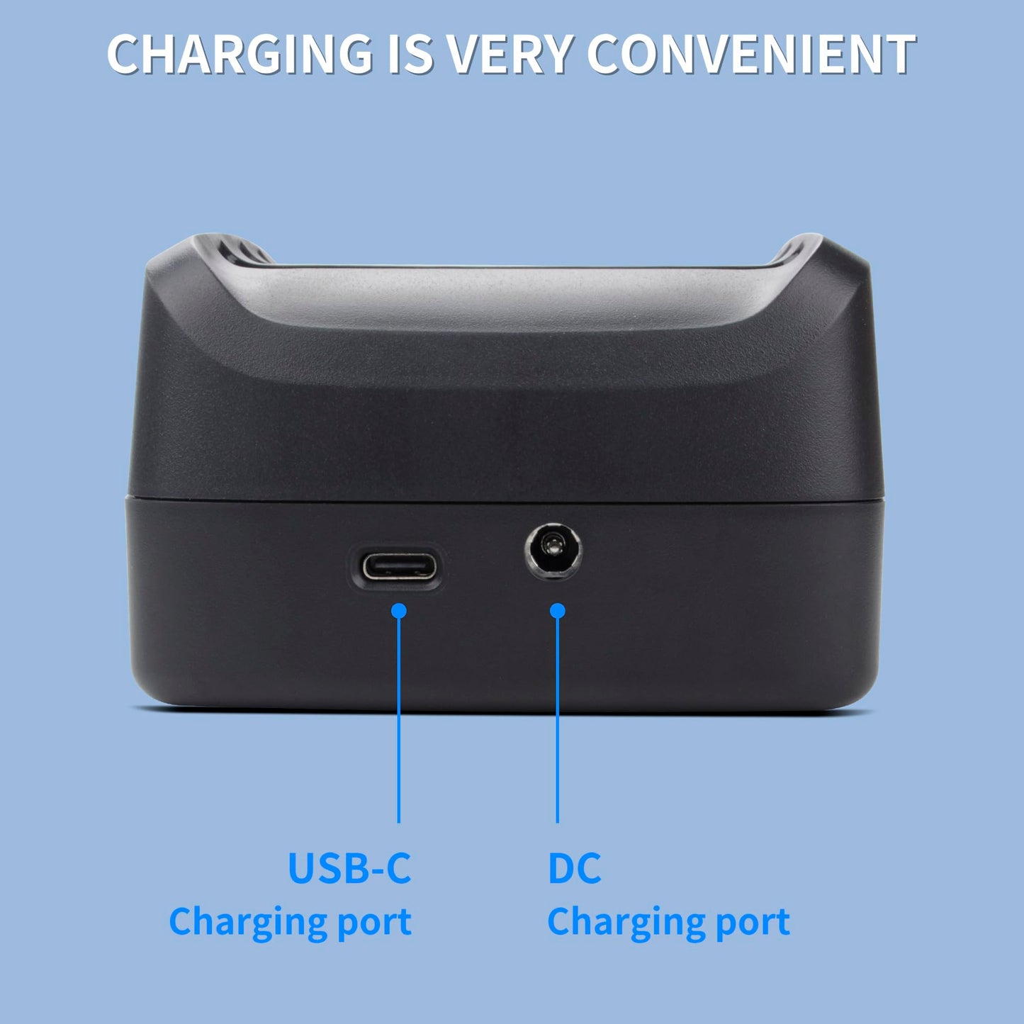 TZRONG 4-Slot Battery Charging Cradle Kit for Zebra TC51 TC52 TC56 TC57 TC510 TC52X TC520L Barcode Scanners | Compatible with BT-000314 Battery - Charger Station with Adapter SAC-TC51-4SCHG-01