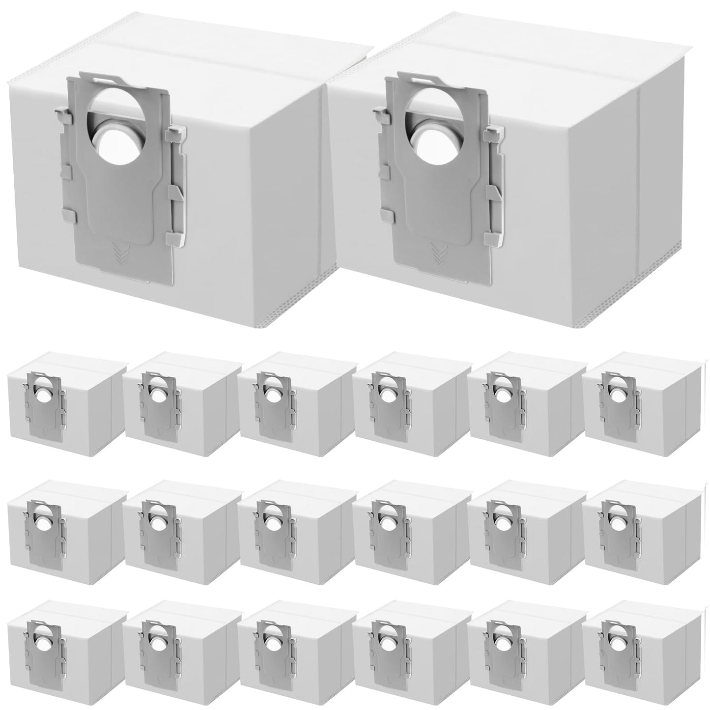 Sinnya 20 Pack Q5 Q7 Dust Bag for Roborock Q7 M5+, Q10 S5+, Q10 X5+, Q5 Max+, S8+, S8 Pro Ultra, Q7 Max+/Max, Q8 Max+, S7 Pro Ultra, Q5+, S7 MaxV Ultra Robot Vacuum, 3.5L Large Capacity Disposable Bag