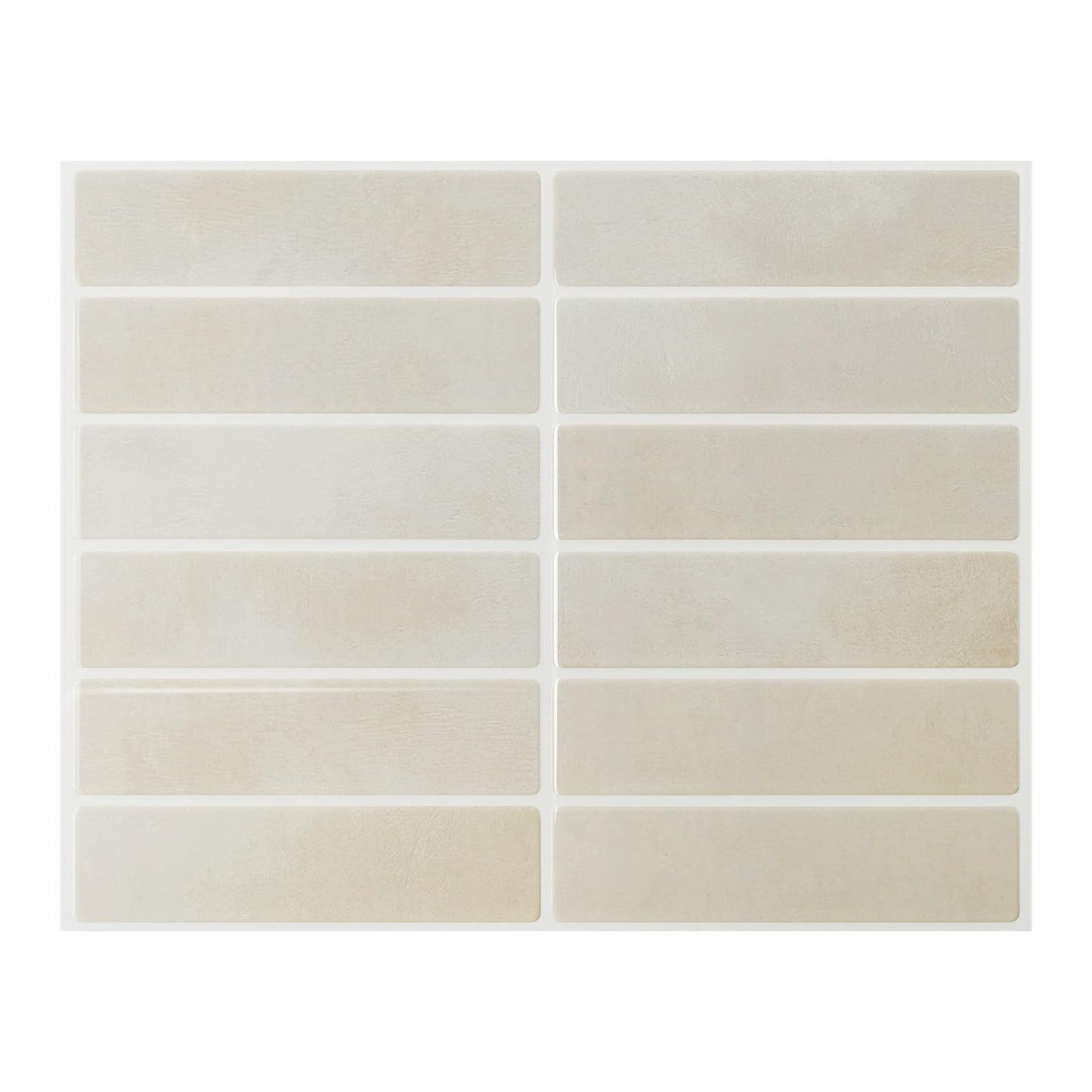 Umedol Peel and Stick Backsplash 10-Sheets of 11.42'' x 9'' Self-Adhesive Peel and Stick 3D Wall Tile for Kitchen, Bathroom