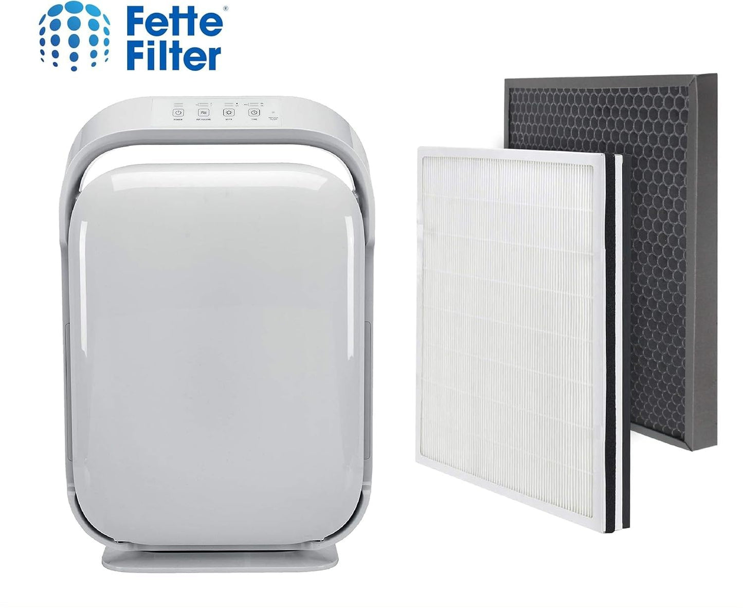 Fette Filter - FLT9200 Air Purifier Filter H and Carbon Combo Pack Compatible with FLT9200 for AC9200 AC9200WCA Air Purifier 1 True HEPA & 1 Carbon Filter Included.