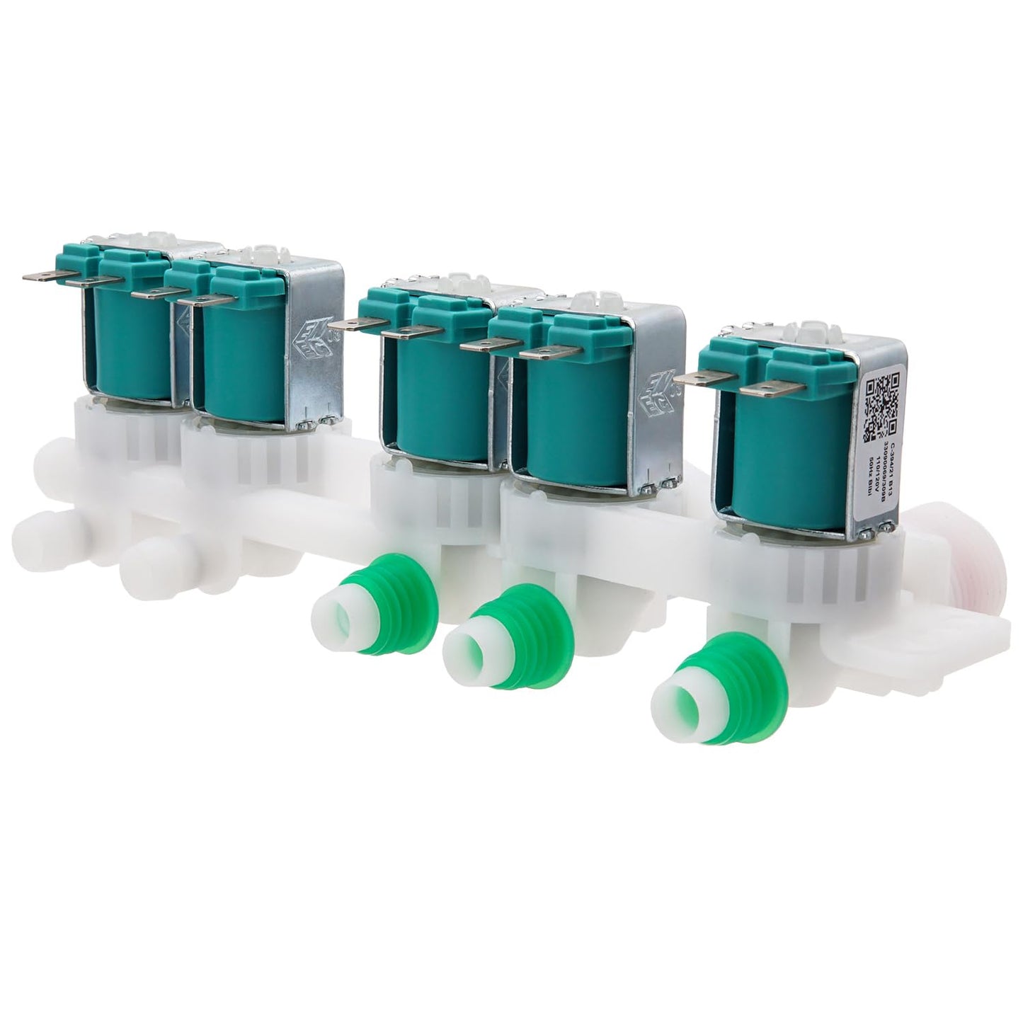 Washer Water Inlet Valve Compatible with Sam-sung WA52J8060AW/A2 WA52J8700AP/A2 WA52J8700AP/AA WA52J8700AW/A2 WA52M7750AV/A4 WA52M7750AW/A4 WA52M8650AV/A4 WA52M8650AW/A4 WA54M8750AV/A4 WA54M8750AW/A4