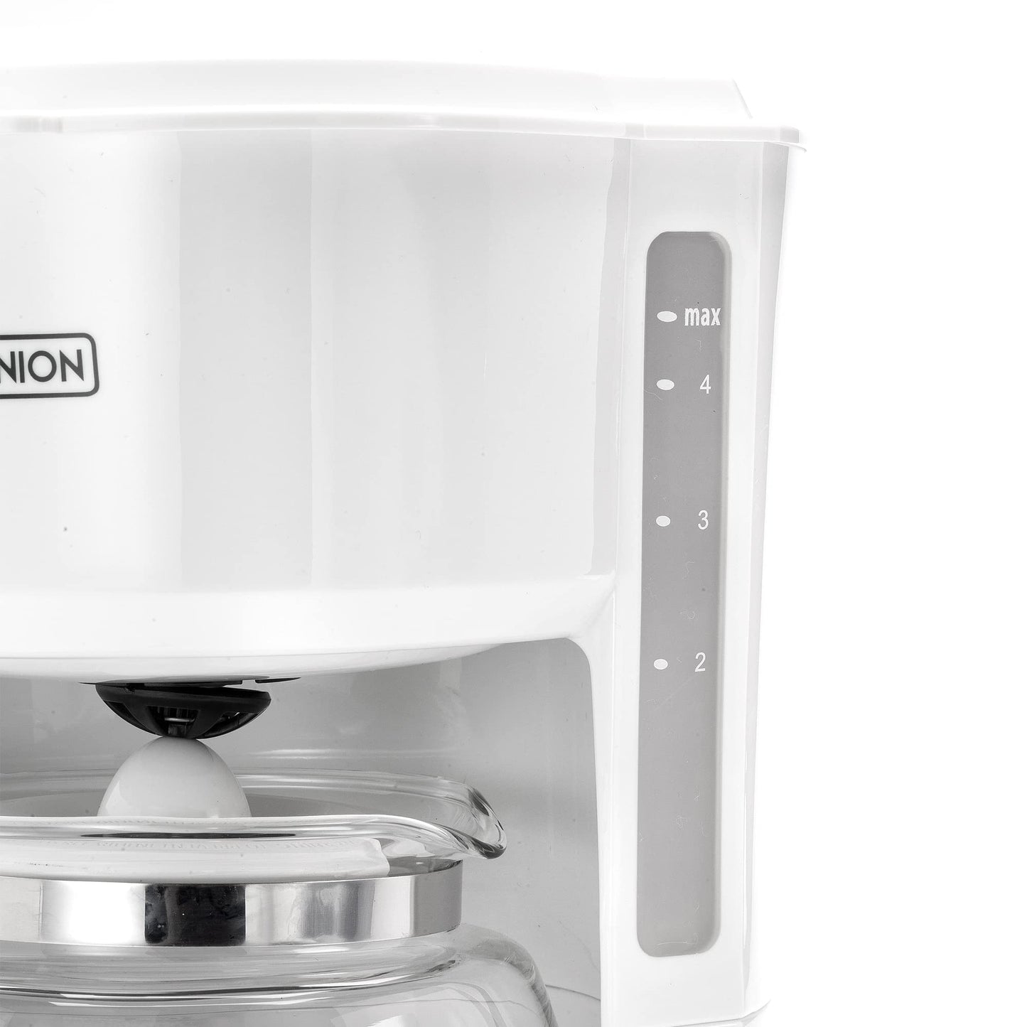 Dominion 4-Cup Coffeemaker Compact Coffee Pot Brewer Machine, Quiet Operation with On / Off LED Indicator Light, Convenient Cord Storage and Auto Pause Feature, Easy Anti-drip Coffeemaker with Coffee