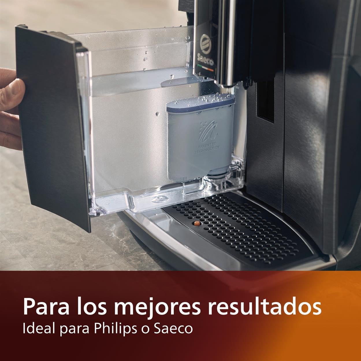 Philips AquaClean Original Calc and Water Filter, No Descaling up to 5,000 cups, Reduces Formation of Limescale, 2 AquaClean Filters, (CA6903/22)