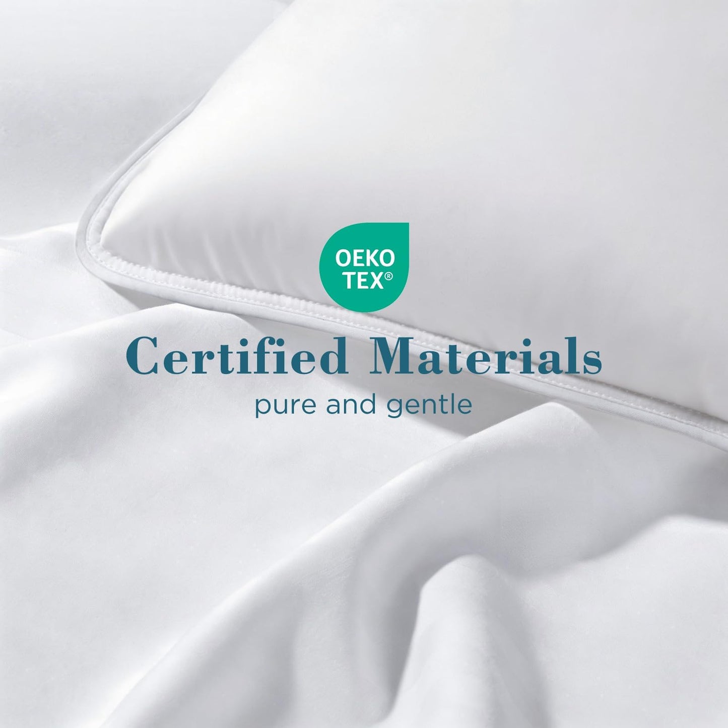 viewstar Bed Pillows Queen Size Set of 2, Hotel Collection, Down Alternative Soft Pillow for Back, Stomach or Side Sleepers, White