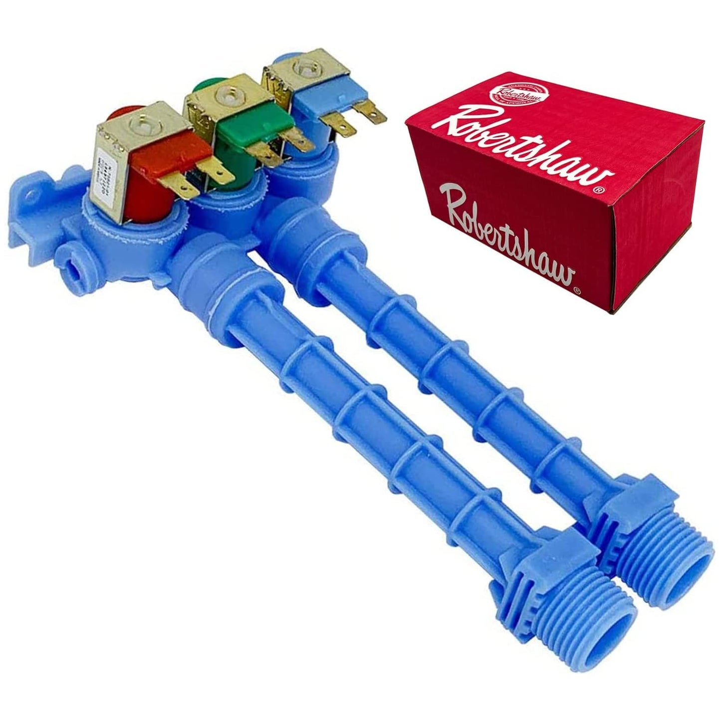 [134371220 Valve OEM Mania] 134371220 NEW OEM Produced for Frigidaire Washer Dispenser Valve by Robertshaw Replacement Part - Replaces 134371220 1154728 134371220