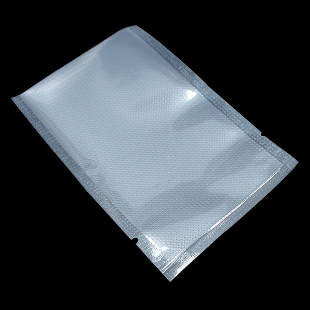 FERENLI 500 Pieces 2.7x3.9 inch (Usable Size 2.4x3.3 inch) Vacuum Sealer Bags for Food Storage Open Top Clear Plastic Flat Pouches Bulk Food Packaging Bags with Tear Notch