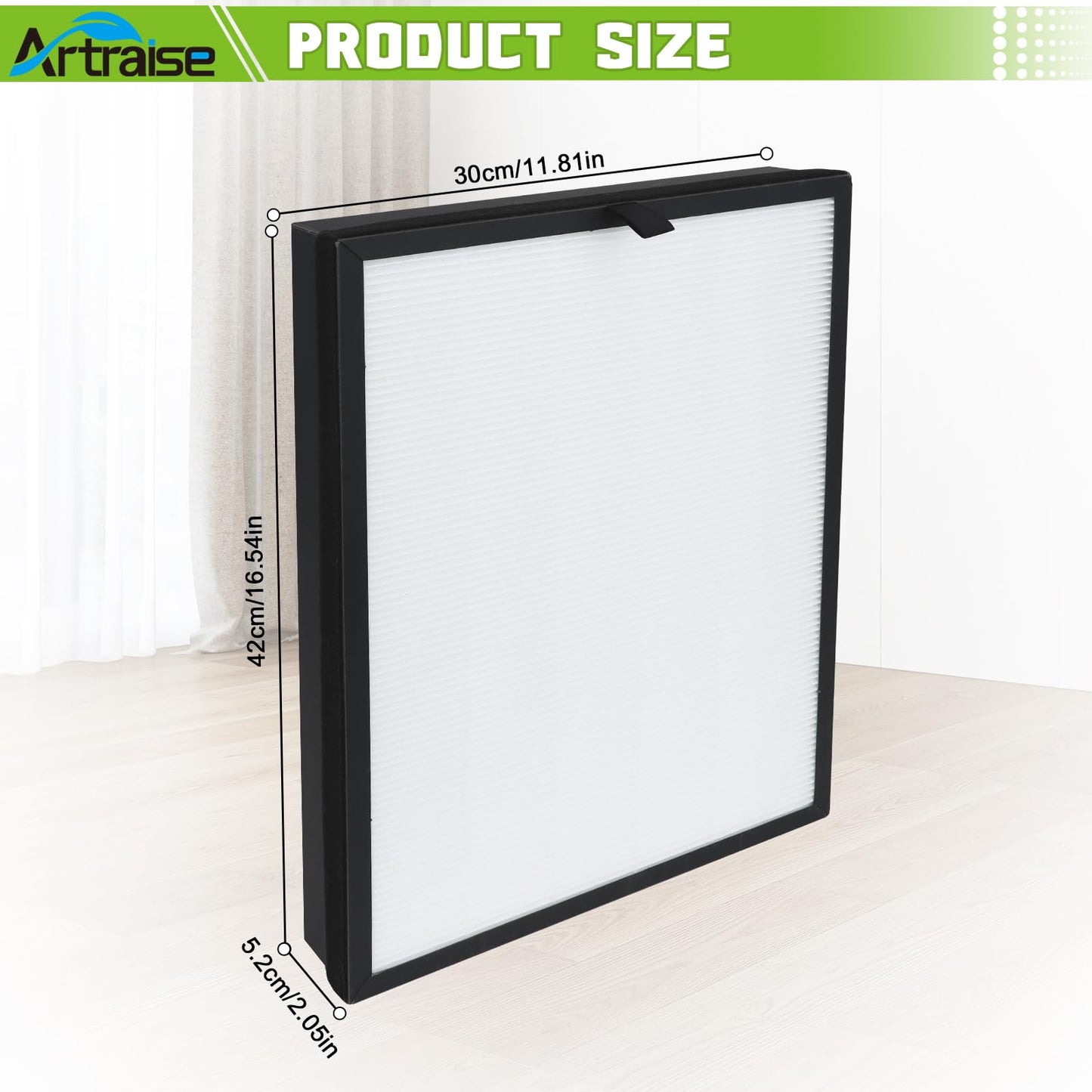 Artraise 400 Replacement Filter for Puroair 2 Pack Puro 400 Filters for Air Purifier with Activated Carbon