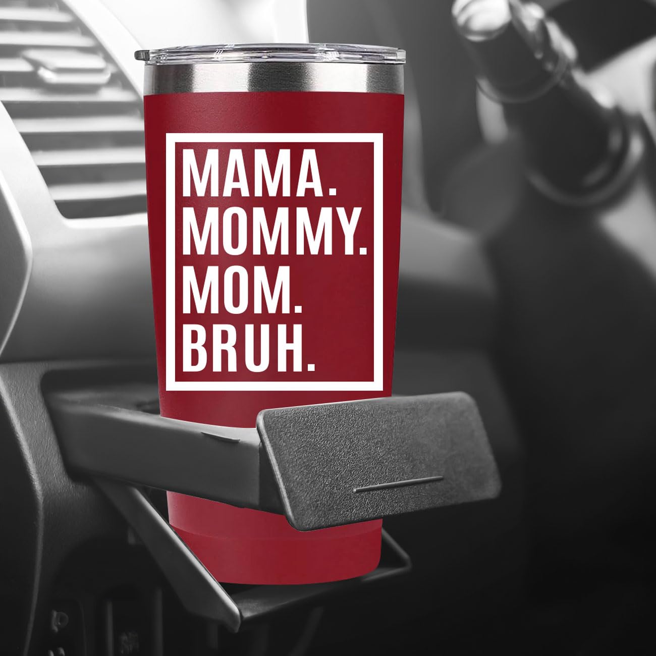 MFGNEH Mothers Day Birthday Gifts for Mom,Mom Christmas Mama Gifts from Daughter, Son,Kids,Mother Gift,Thank You Gift for Mama Mommy Bruh,Women,20oz Stainless Steel Tumbler Cup,Red