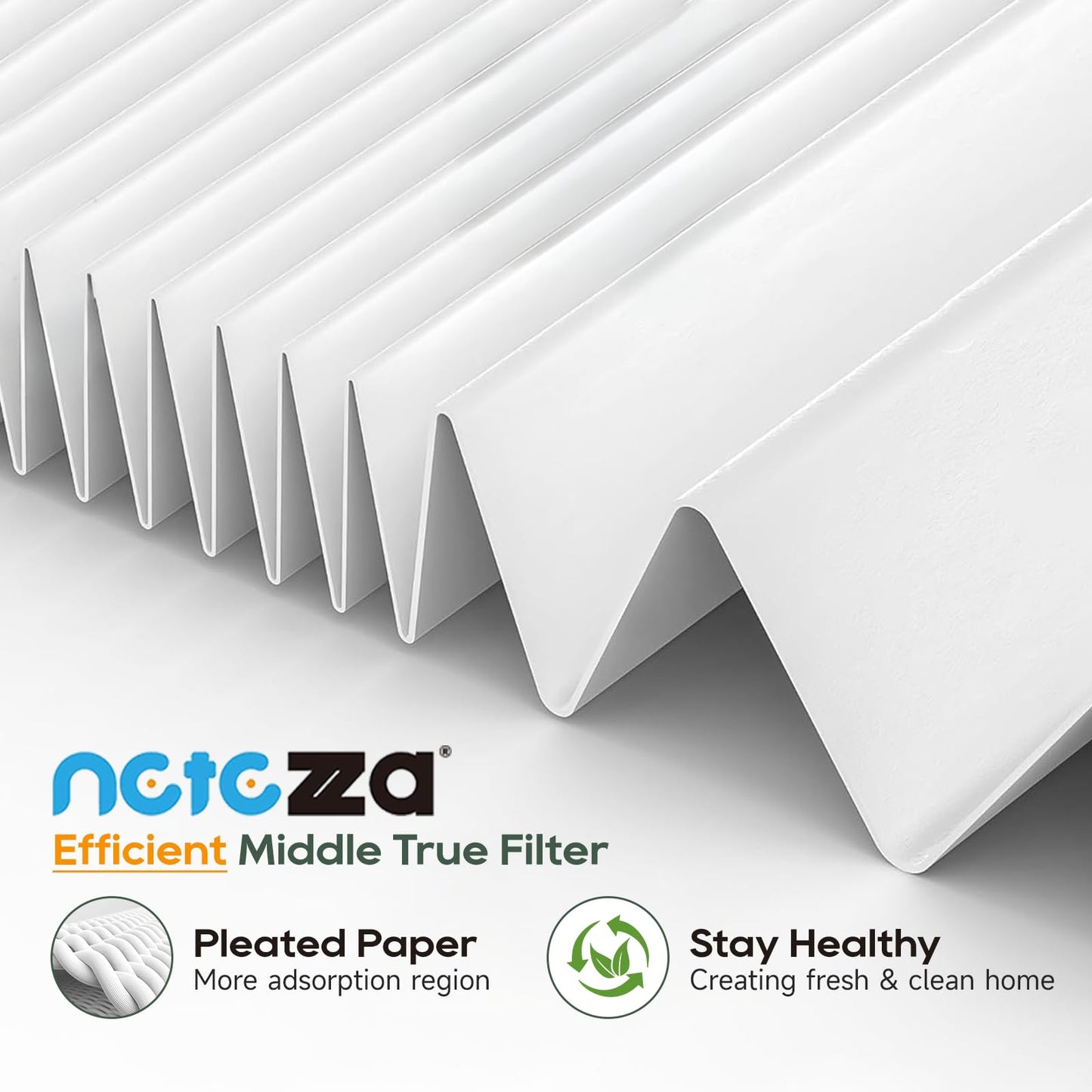 T356 Replacement Filters Compatible with Trucozie T356 Air Purifier, 3-IN-1 High-Efficiency Filtration System, 4 Pack