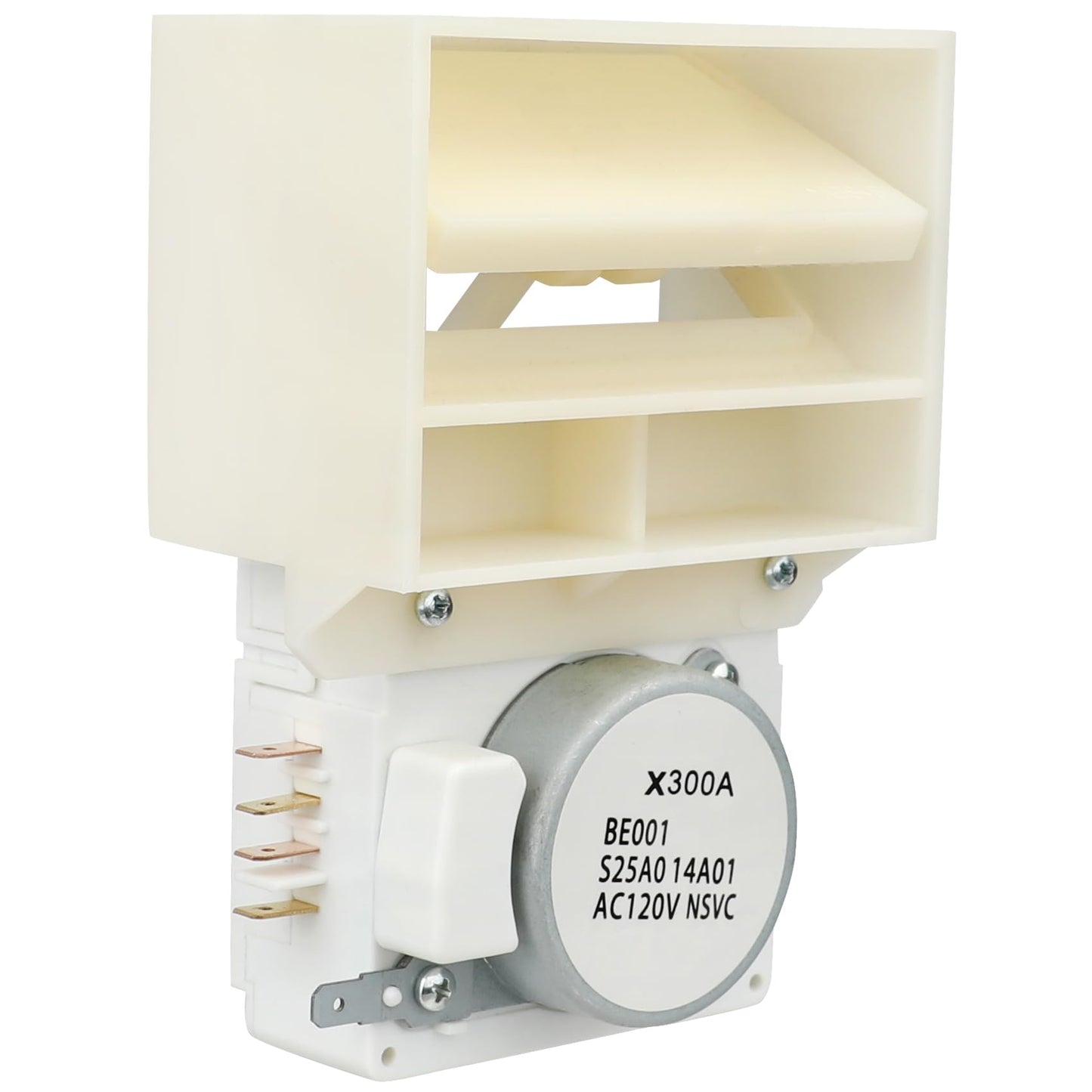 242303001 Air Damper Control Assembly Refrigerator Damper Assembly Compatible with Frigidaire Crosley White replaces 242303001，AP5788340, PS8746718, EAP8746718, 3016452 Fits DFH, FFE, FFH, FFS, LFS