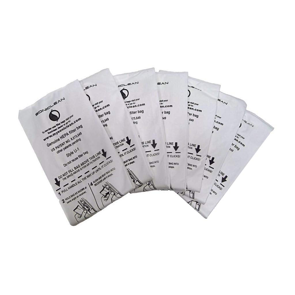 Soniclean U1 Upright HEPA Filter Bags