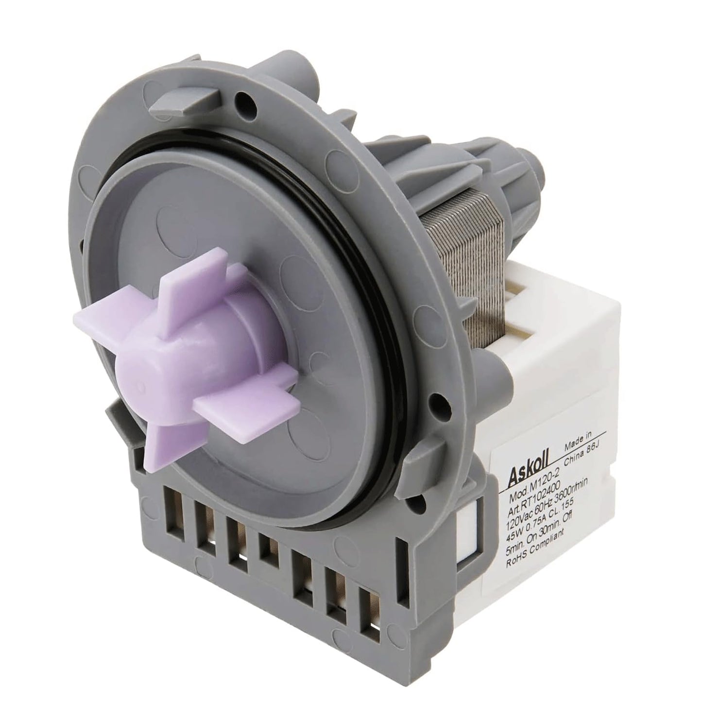 [EAU61383503 Pump OEM Mania] EAU61383503 New OEM Produced for Washing Machine Wash Water Circulation Pump EAU61383503 4681EA2002H 4681EA2001C PS3652448 LP3503 2246861 4681EA2002D