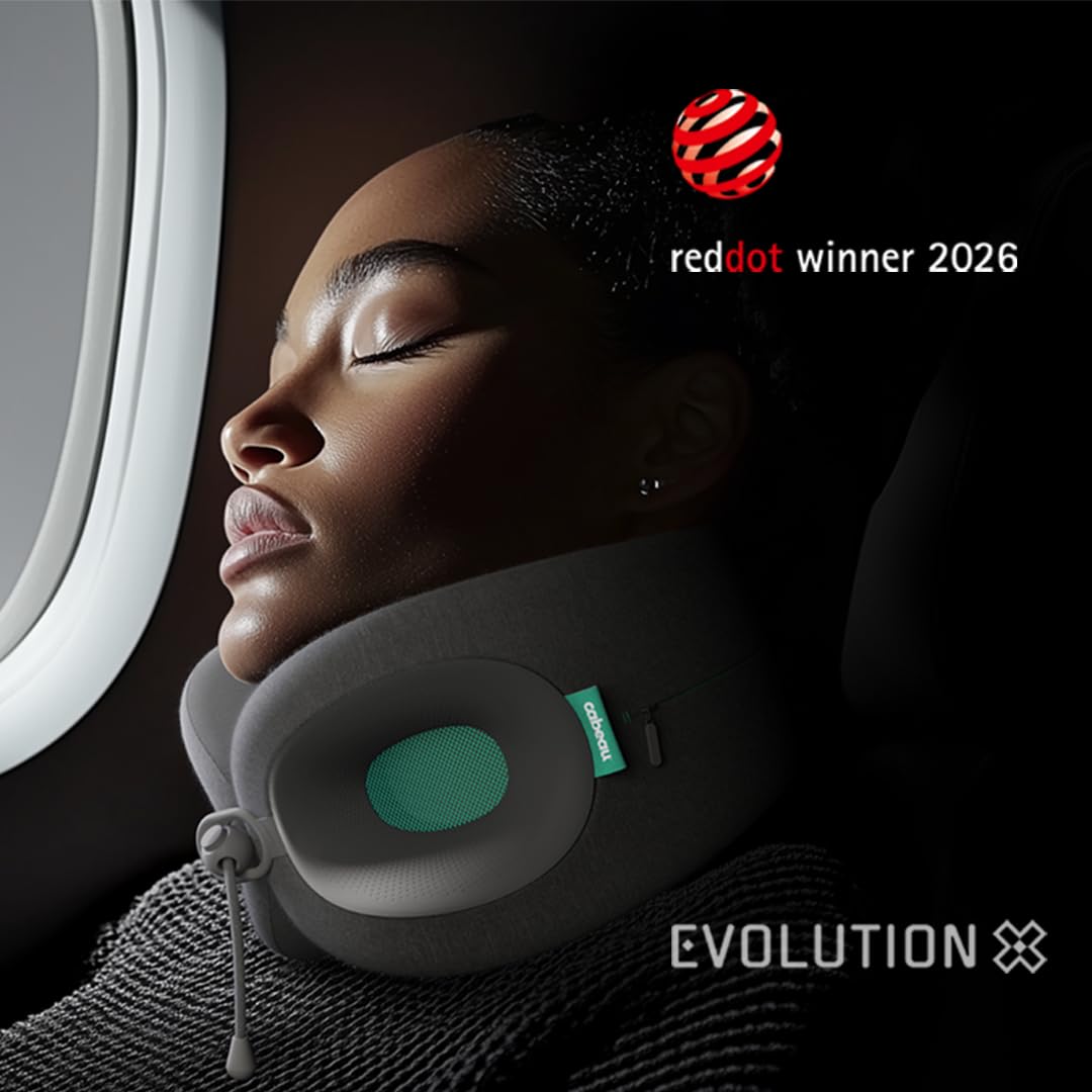 Cabeau Evolution X Travel Essential Neck Pillow - Award Winning Innovative Travel Pillow - The Only Customizable Neck Pillow that Works - Diamond