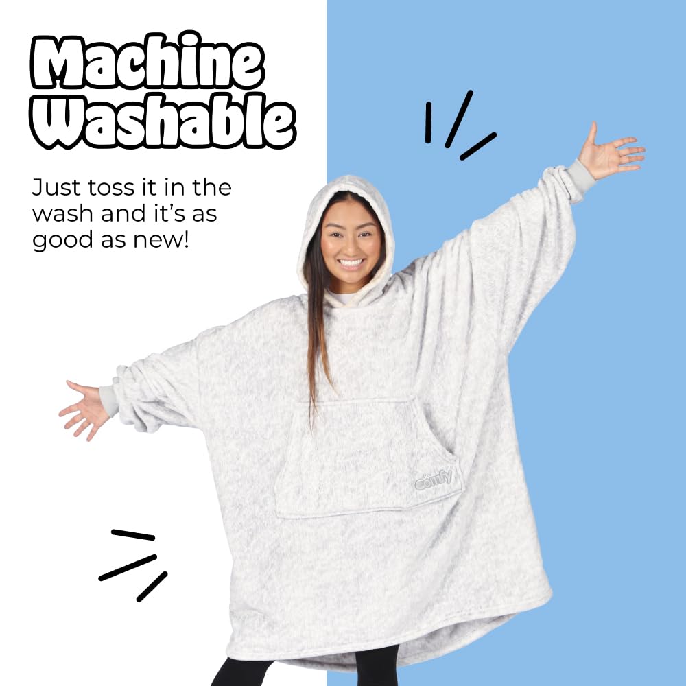 THE COMFY Dream | Oversized Light Microfiber Wearable Blanket, One Size Fits All, Seen on Shark Tank