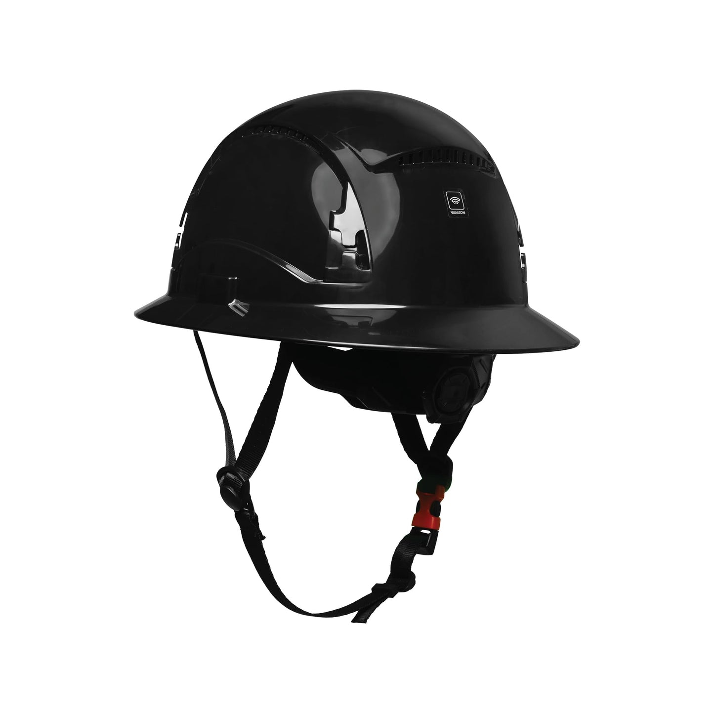Malta Dynamics APEX Type 2 Class C Full Brim Safety Helmet, Vented, ANSI Z89.1, EN12492, OSHA 1910 and OSHA 1926 Compliant, Black