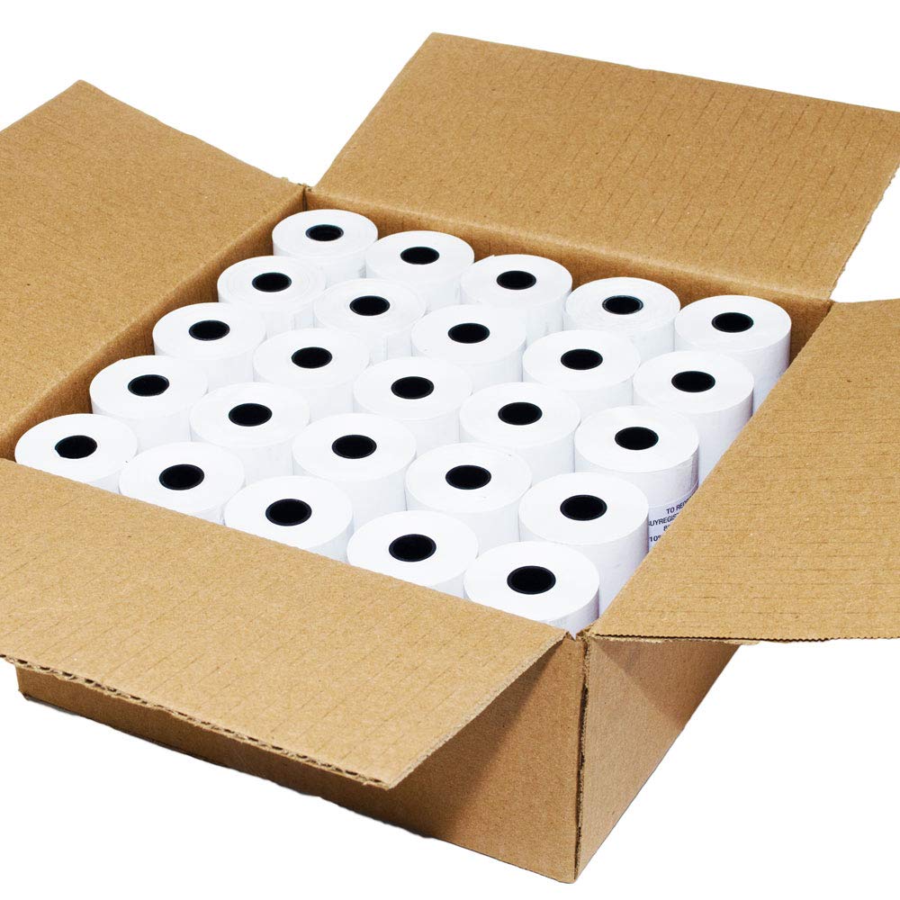3 1/8" x 190' (50 POS Rolls) Bpa Free Thermal Receipt Printer Paper 318190 BuyRegisterRolls