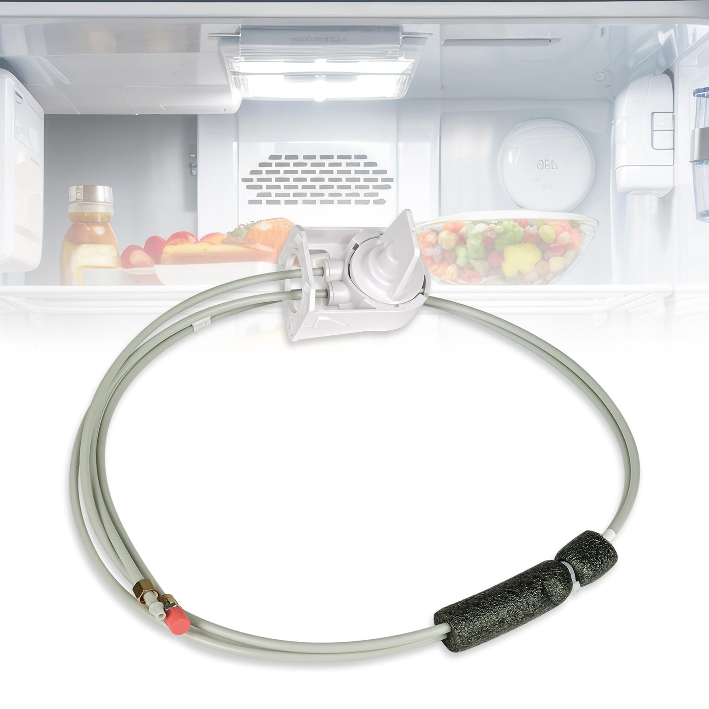 Wudey WR02X45209 Refrigerator Water Filter Manifold Compatible with GE Refrigerators Replaces WR17X20862, WR17X11920, WR17X22066, Connect the Water Pipe Inside the MWF Filter
