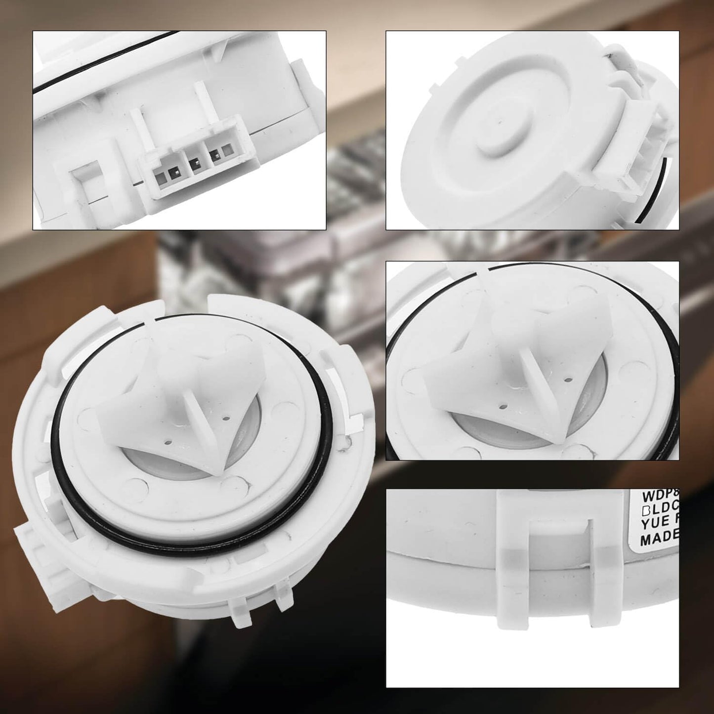 EAU62043401 EAU60710801 EAU62043403 Dishwasher Drain Pump ABQ75742505 ABQ75742501,Fit for LG Kenmore LDFN4542W LDTS5552S LDFN3432T LDFN343LS ADFD5448AT LDPN6761T LDP6810BD SKSDW2402P LDF5678SS