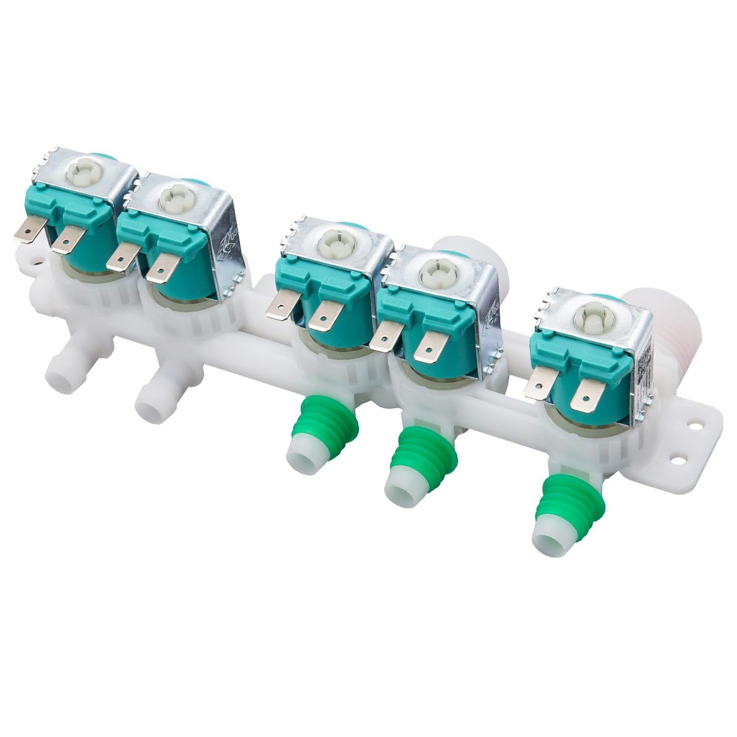 Washer Water Inlet Valve Compatible with Samsung WA50F9A6DSW/A2 WA50F9A7DSP/A2 WA50F9A7DSW/A2 WA50F9A8DSP/A2 WA50K8600AV/A2 WA50K8600AV/AA WA50K8600AW/A2 WA50M7450AP/A4 WA50M7450AW/A4