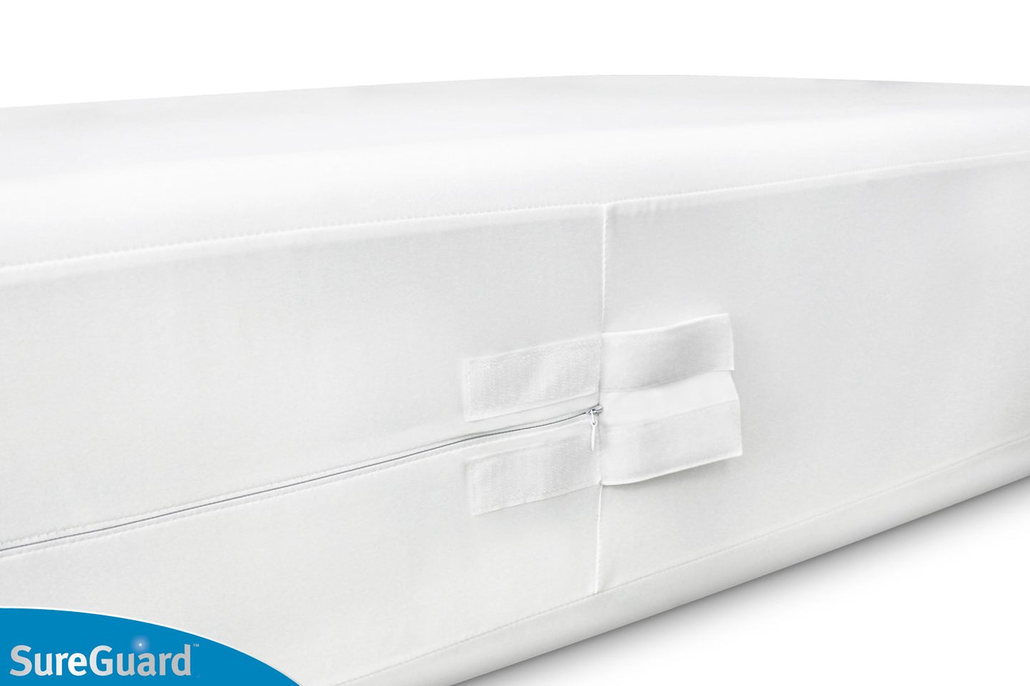 Twin Size SureGuard Box Spring Encasement - 100% Waterproof, Bed Bug Proof, Hypoallergenic - Premium Zippered Six-Sided Cover