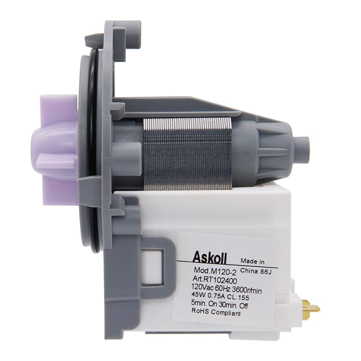 OEM Washer Circulation Pump EAU61383503 by SupHomie - Compatible with LG Kenmore Replaces EAU62263303, 4681EA2001C 4681EA2001V, AP5620091, PS36524488