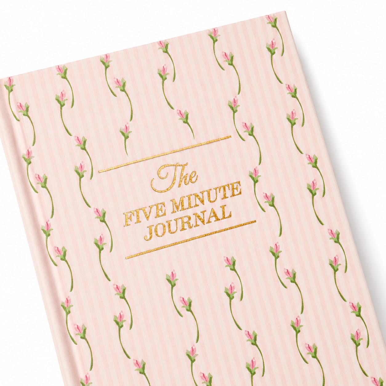 Ditsy Tulip Five Minute Journal, Daily Gratitude and Self-Reflection Diary