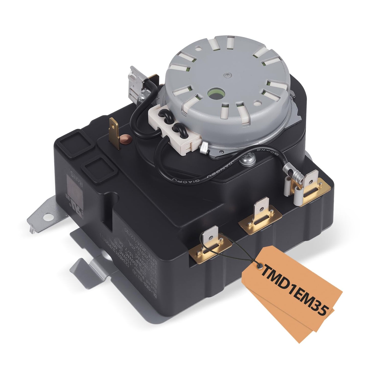 WE04X25280 TMD1EM35 234D2377P005 Dryer Timer Compatible with GTD33EASK0WW GTX22EASK0WW GTX33EASK0WW HTX21EASK0WW GE/Hotpoint Dryer Replacement Part OEM Upgraded Dryer Timer, 1 Year Warranty