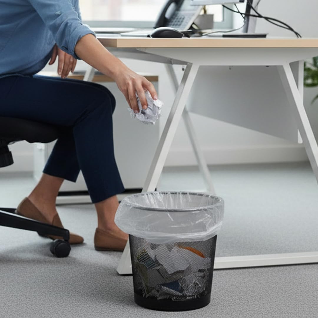 TYPLASTICS Trash Can Liners - Wholesale 1000 Count High Density Garbage Bags on Perforated Roll 10-15 Gallon 24" x 33"