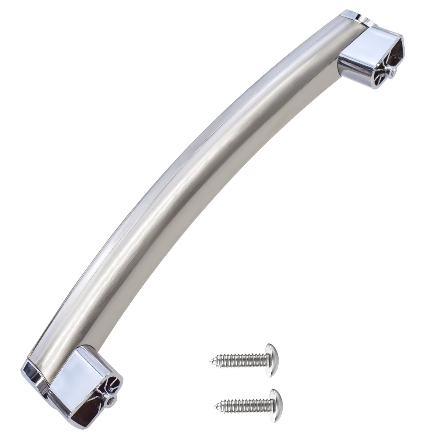 Upgraded WB15X21101 Microwave Oven Door Handle Compatible for GE Microwave Handle Replacement, Reinforced for General Electric GE Microwave Door Parts JNM3163RJ1SS, JNM3163RJ3SS, JVM3162RJ3SS