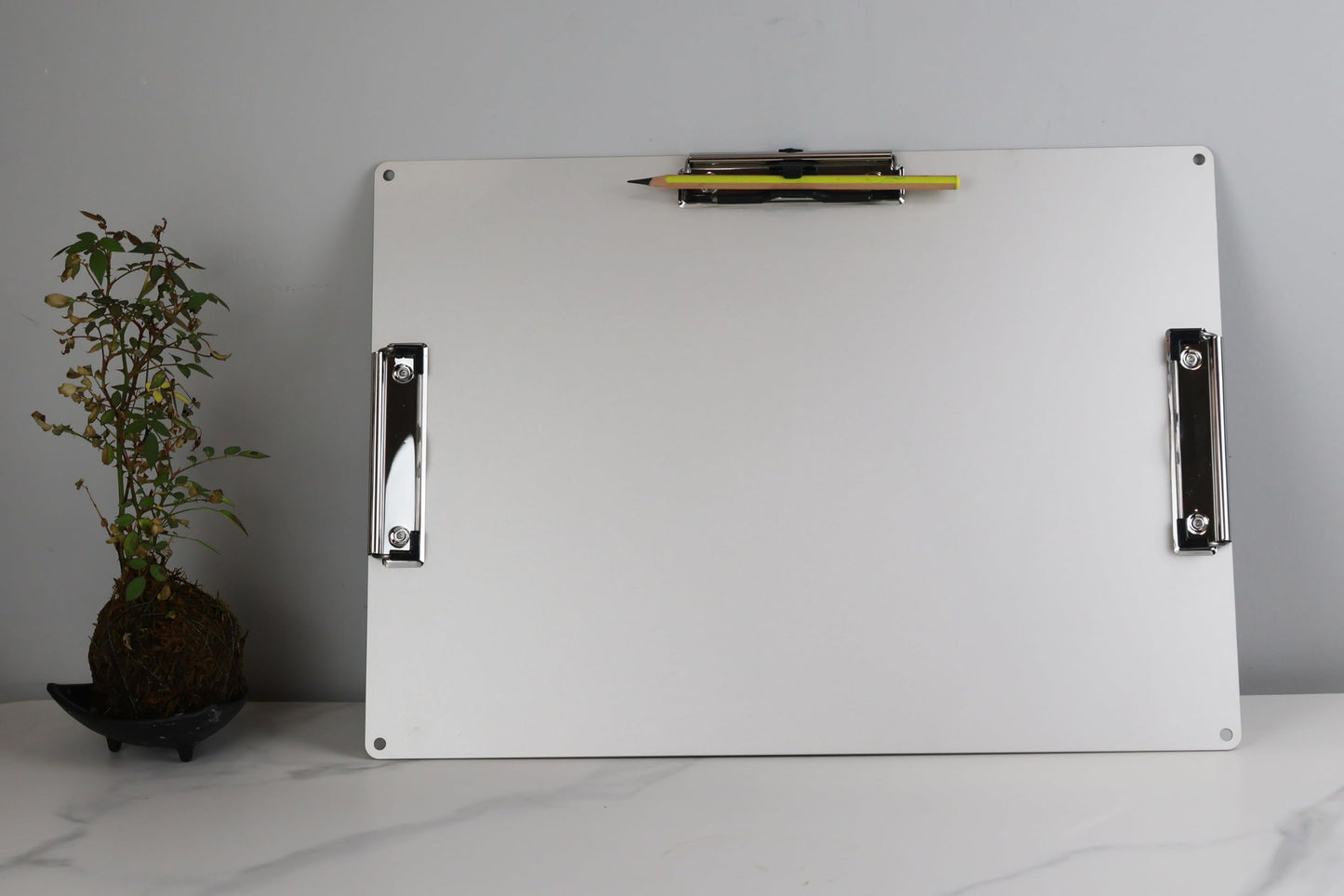Three Clip Metal Clipboard with 2 Dedicated Shoulder Strap,11x17 Artist Clipboard Aluminum,Large Drawing,Field Portable,Tactical,Urban Sketch