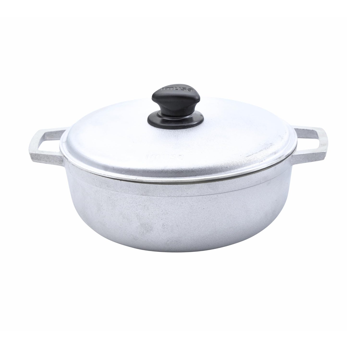 IMUSA Traditional Caldero made in Colombia with Lid, 4.8 Quart, Silver