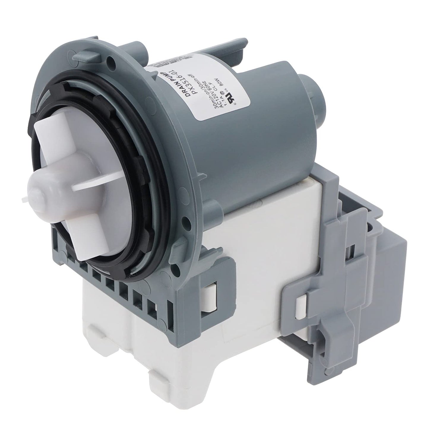 DC31-00187A, DC31-00187D Drain Pump Motor with Drip Cover OEM by SupHomie - Compatible with Samsung Washing Machine