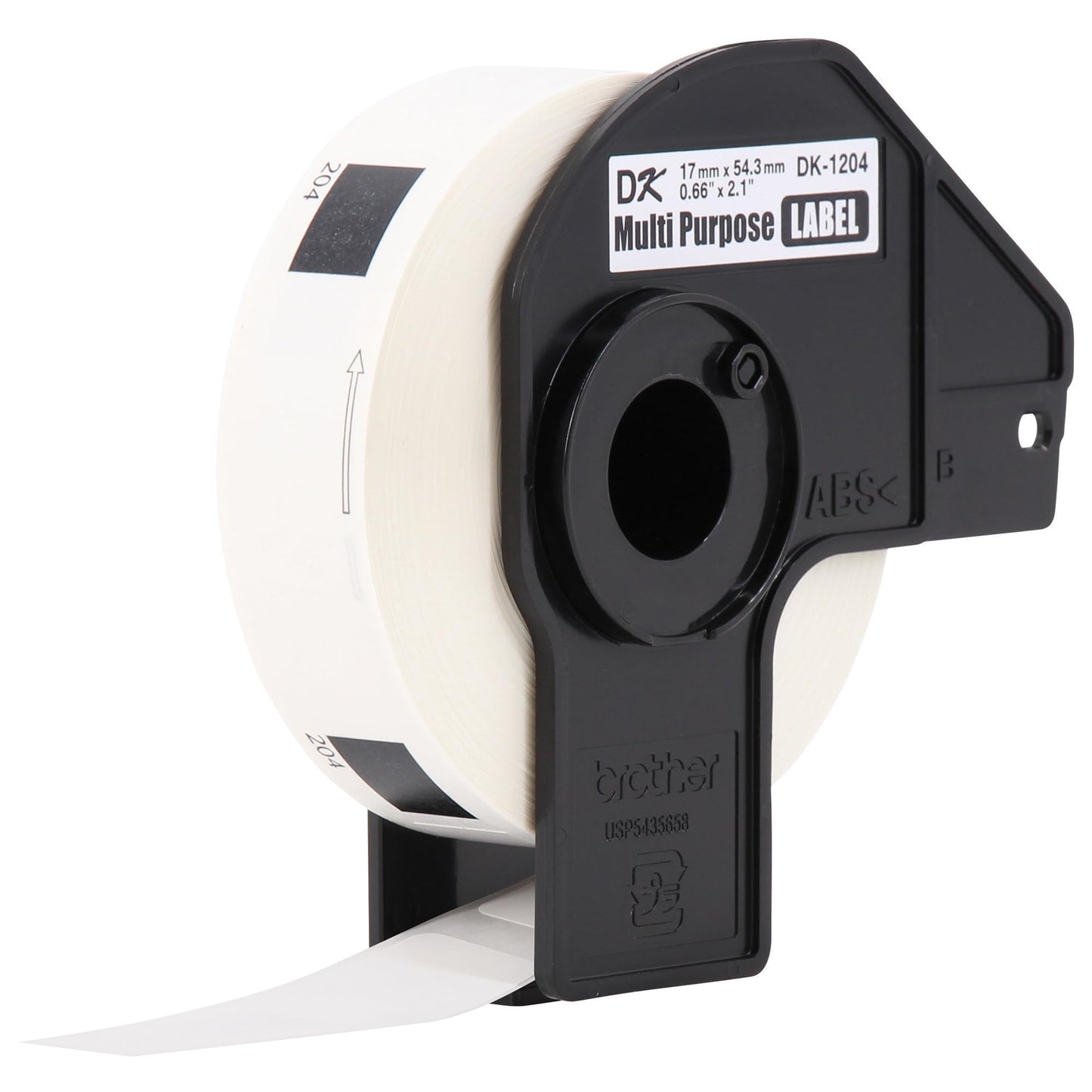 Brother Genuine DK-12043PK Multipurpose Paper Label Roll, Die-Cut Paper Labels, Engineered for Excellence, 400 Labels Per Roll, (3) Rolls per Box (DK12043PK)