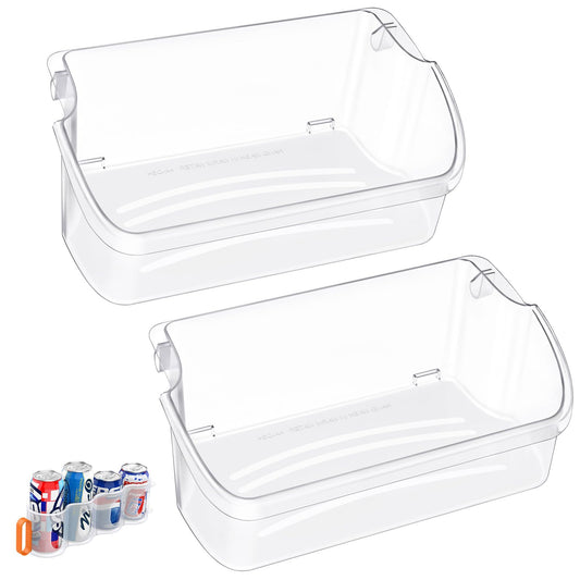 Upgraded LFSS2312TF0 LFSS2312TP0 LFSS2312TE0 FFSS2315TS0 FFSS2315TE0 Door Bin Shelf Compatible with Frigidaire Gallery Door Shelf Replacement 240324502 Frigidaire Refrigerator Door Shelf (2-PACK)