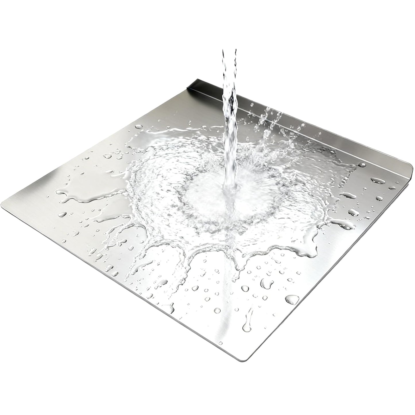 Stainless Steel Cutting Boards for The Kitchen, Suitable for Meat, Fruits, Vegetables, Bread, and Baking Large-sized Cutting Boards (19.7 x 19.7 in)