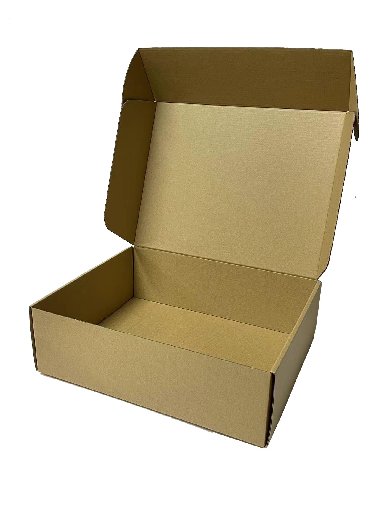 Rongyangtong 13x10x4 Inch Set of 18 Pack Brown Corrugated Shipping Boxs - Cardboard Boxes for Mailing, Packing and Literature Mailer Boxes, Small Business Mailing Bulk