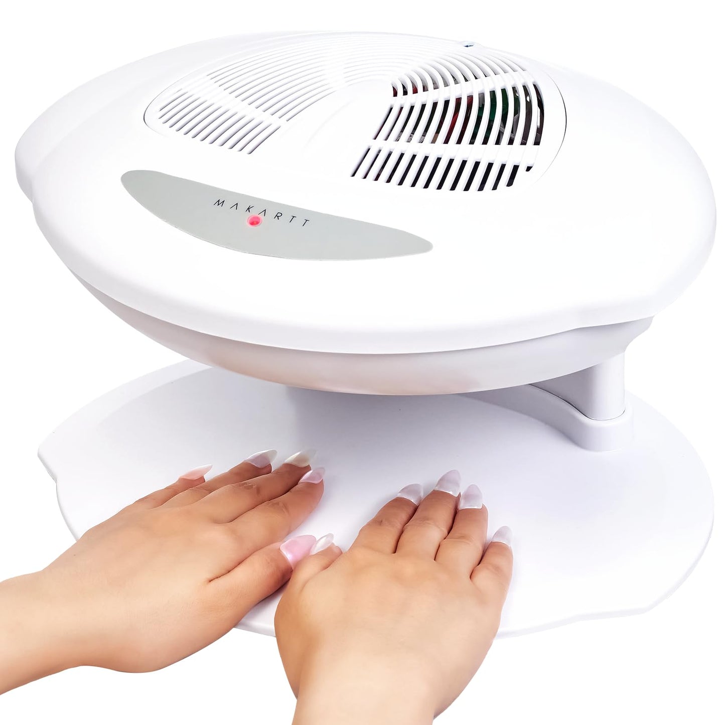 Makartt Nail Dryer, 400W Air Nail Fan Dryer with Automatic Sensor Nail Polish Dryer for Regular Polish Nail Blow Dryer Warm and Cool Wind Nail Dryer Fan for Manicure Pedicure Salon Home Use