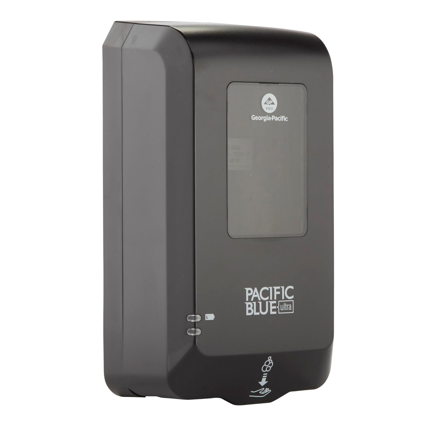 Georgia-Pacific (53590) Pacific Blue Ultra Automated Soap Dispenser, Black, Wall Mounted, Easy To Install & Maintain, Batteries Included
