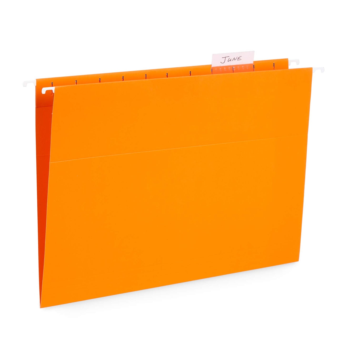 Blue Summit Hanging File Folders, Letter Size, Orange, Great for Organizing and Easy File Storage, 50 Per Box