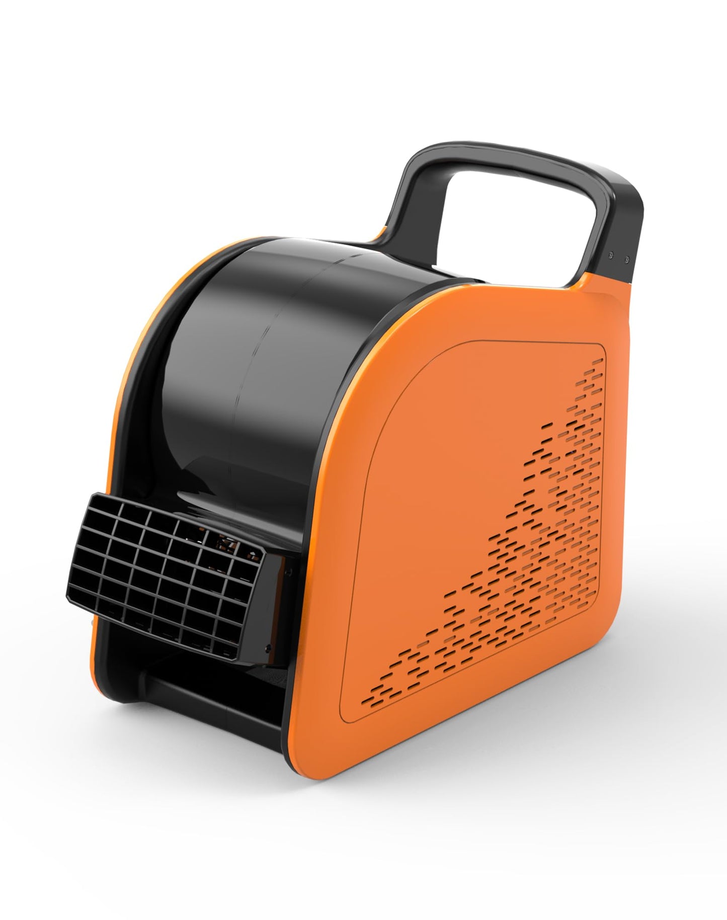 Blower Fan for Drying Cooling and Ventilating, Air Mover for Home Garage Workshop and Job Site Use, Air Mover Blower Fan with 185° Rotation, 3 Speeds, 2 AC Outlets, Orange