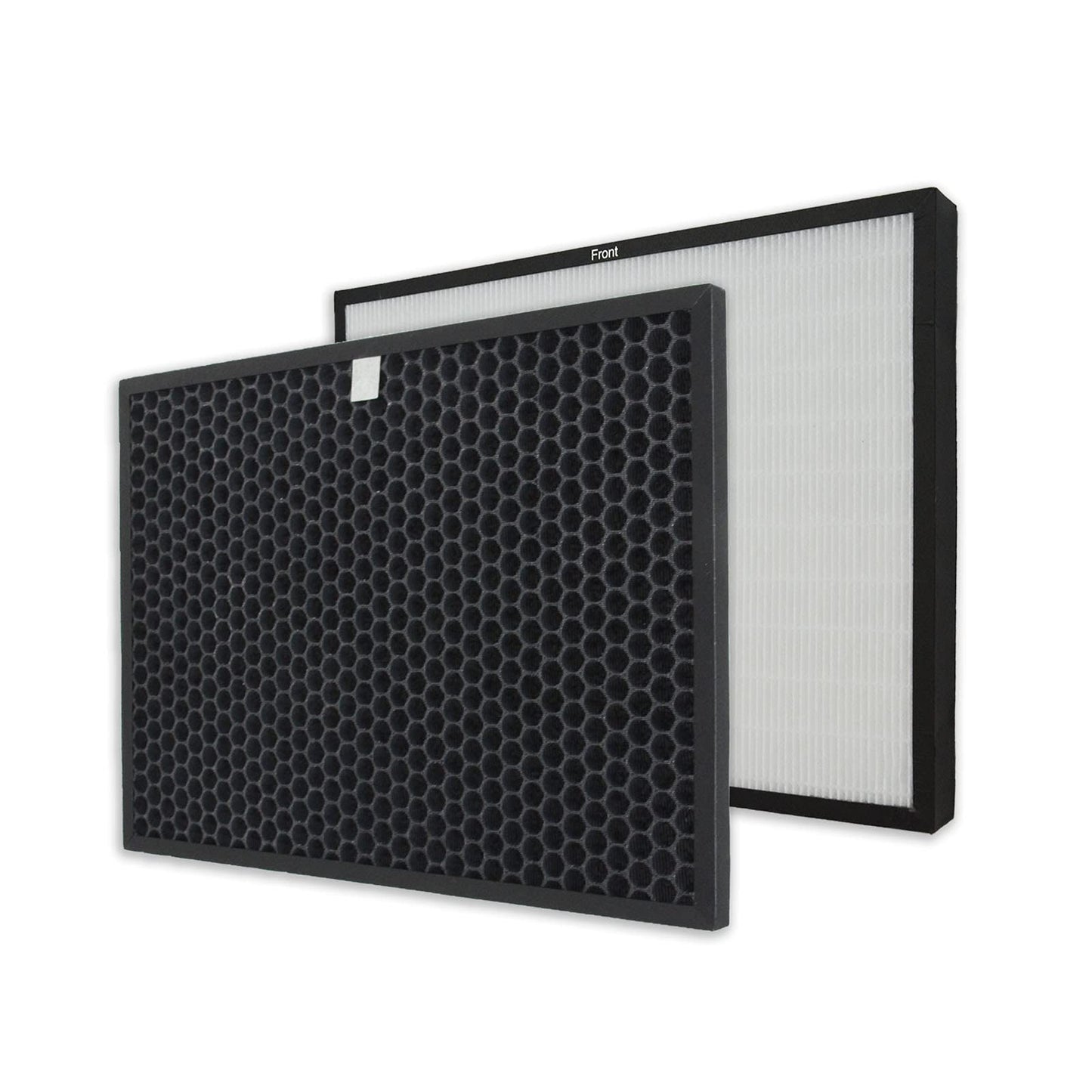 PUREBURG Replacement Filter Compatible with RabbitAir BIOGS CLASSIC SPA-421A SPA-582A Air Purifier, H13 True HEPA and Activated Carbon Filter Odor Reduction