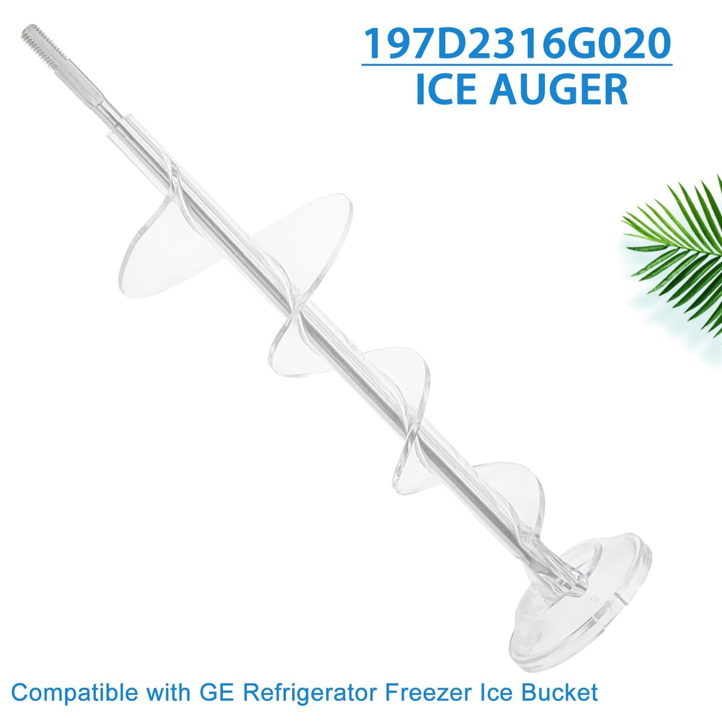 Siwdoy 197d2316g020 Ice Auger Compatible with GE Refrigerator Freezer Ice Bucket