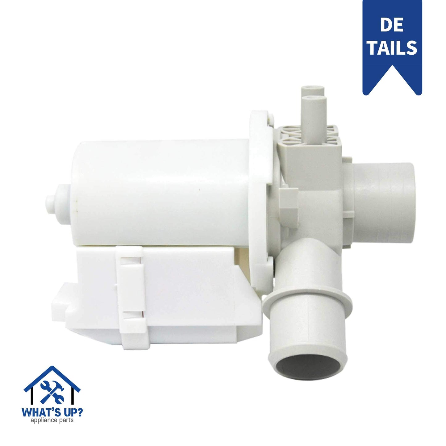 [What's up?] 4681EA1007A DP040-012 Pump Washer Drain Pump OEM Compatible With LG WT1201CV WT1201CW WT4870CW Etc. Kenmore 79631513210, Part Number: AP5672914 EAP7785119 PS7785119