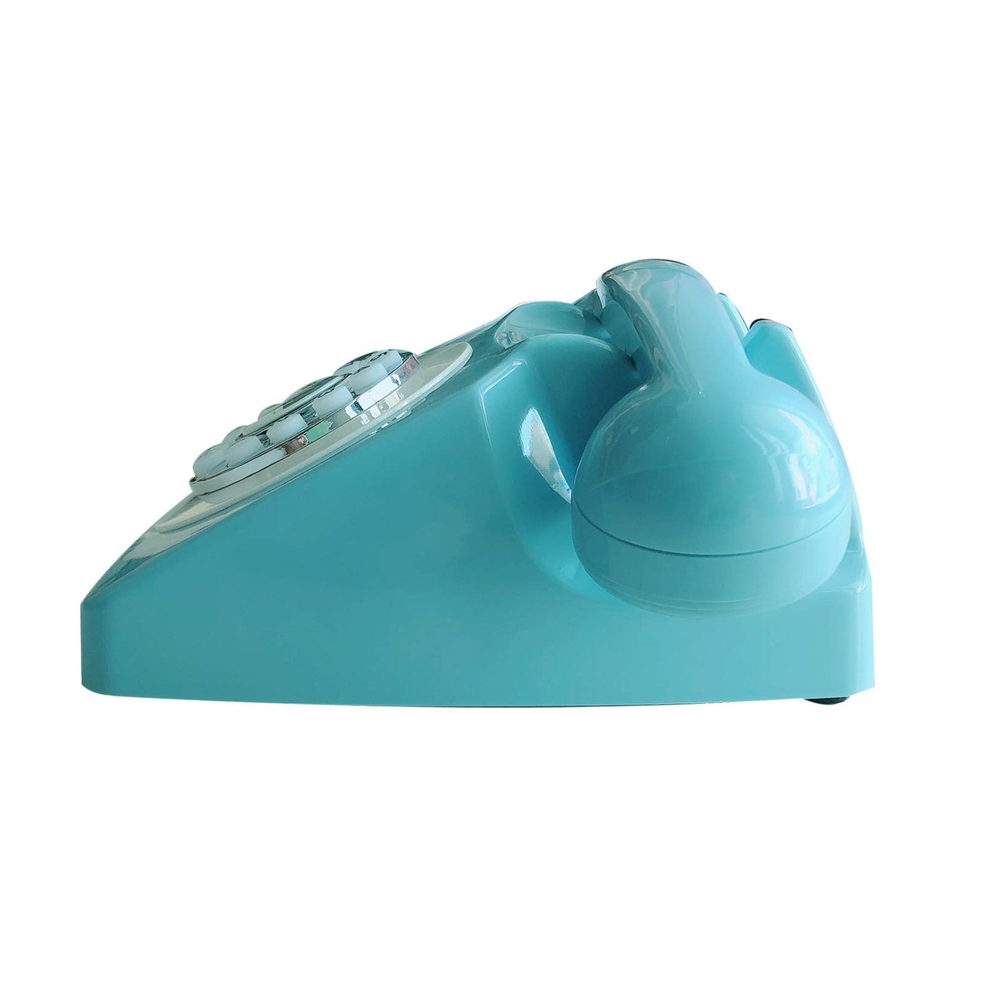 Benotek Retro Telephone, Corded Classic Old Fashion Landline Phones for Home/Office, Wired French Blue Antique Rotary Phone Gift for Art Decor