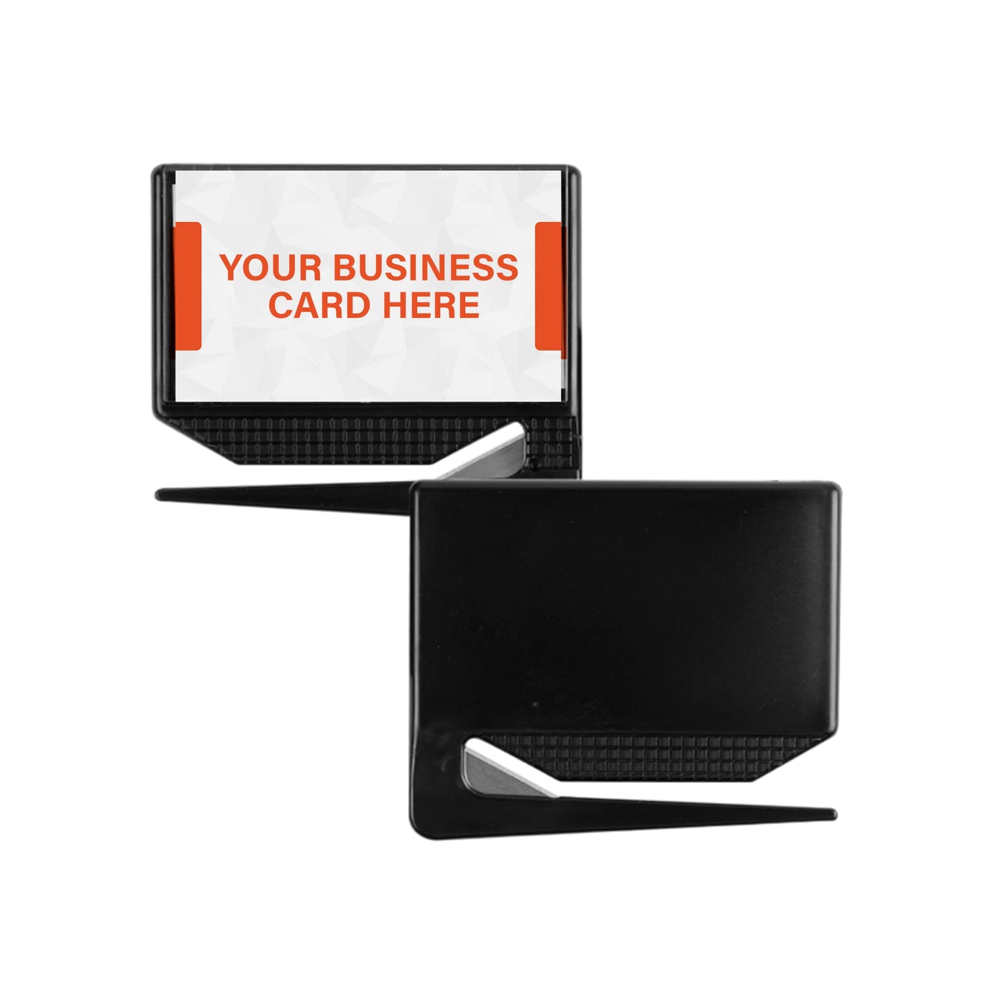 Uncommon Desks Business Card Letter Openers - (25 Pack) (Black) Professional Letter Openers with Business Card Insert, Perfect Promotional Item for Business