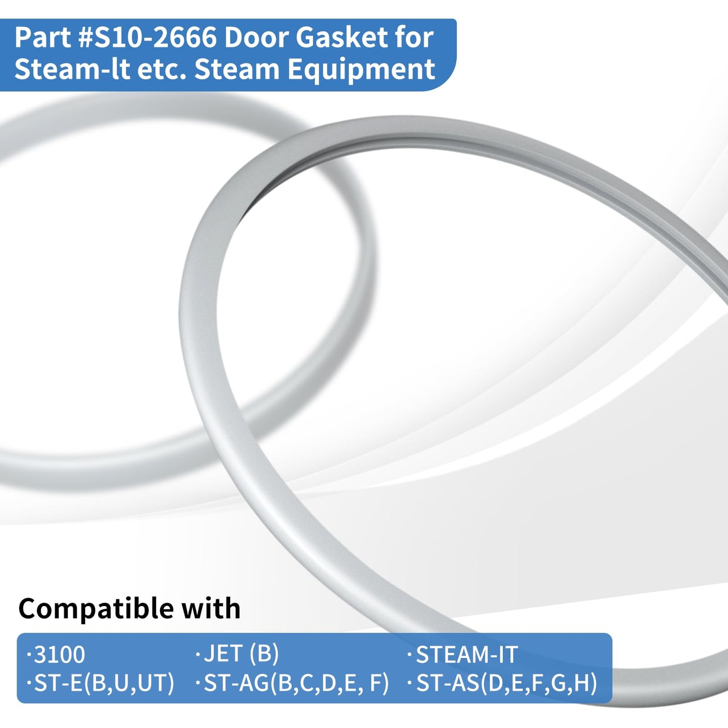 10-2666 S10-2666 Door Gasket Replacement Part for Market Forge Steam-It