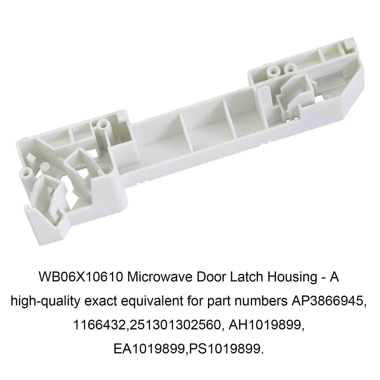 SZHY-LINK WB06X10610 Microwave Latch Hook Switch, Microwave Switch Holder for General Electric Microwave Oven Replaces AH1019899 AP3866945 EA1019899, White