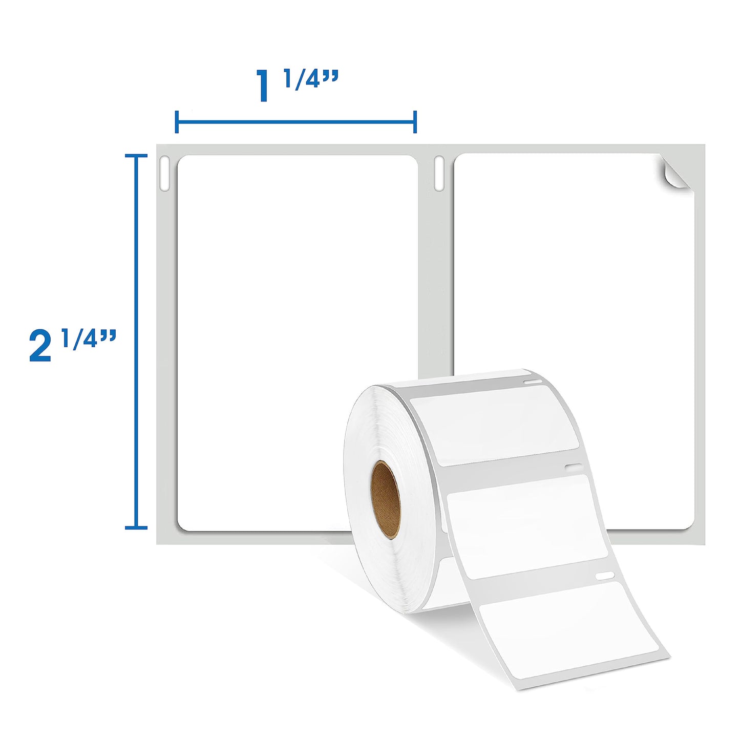 Spartan Industrial - Replacement for DYMO 30334 (10 Rolls, 10000 Labels) 2 1/4" X 1 1/4" Direct Thermal UPC Barcode and SKU Labels - Compatible with LabelWriter 450, 450 Turbo, 4XL (NOT 550, 5XL)