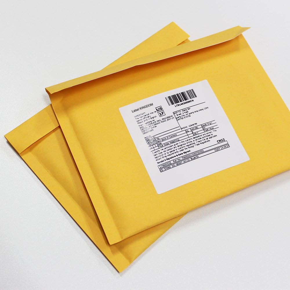 12 Rolls DK-2205 62mm x 30.48m (2-3/7" x 100') Continuous Length White Paper Label Tape Roll Compatible with Brother QL-600 800 810w Thermal Printers, 1 Frame